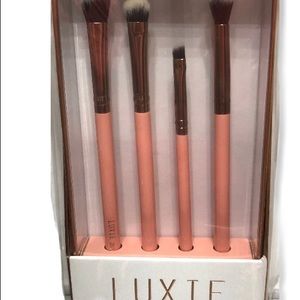 Luxie Eye Set Rose Gold Makeup Brushes New In Box